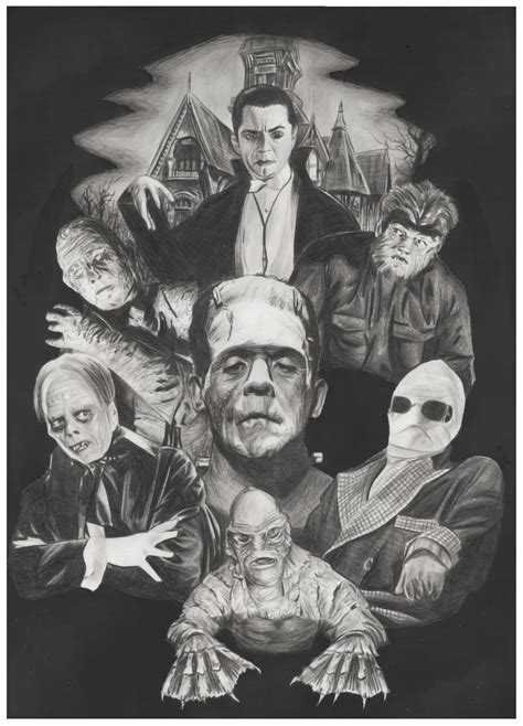 Classic Horror Monsters by neoyurin on DeviantArt