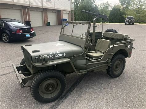 ORIGINAL WWII 1945 JEEP WILLYS MB MATCHING #'S US ARMY MILITARY ~ RUNS ...