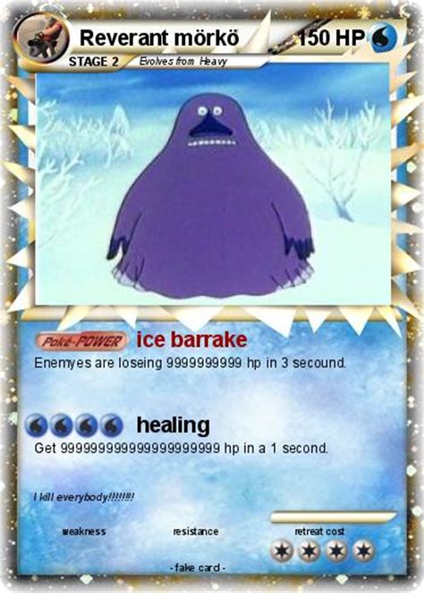 Pokémon Reverant morko - ice barrake - My Pokemon Card