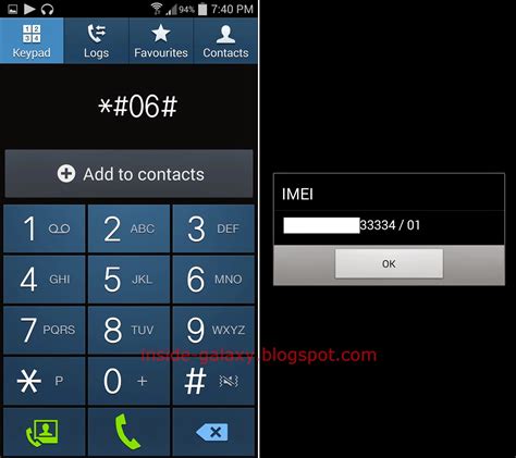 Inside Galaxy: Samsung Galaxy S4: How to Find IMEI Number in Android 4. ...