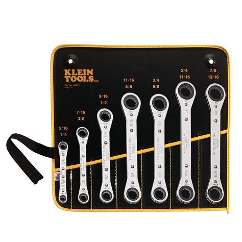 7 Piece Ratcheting Box Wrench Set - 68222 | Klein Tools - For ...