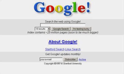 Cinnamon Brainstorm: What google looked like in 1998...