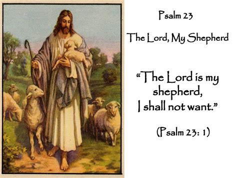 Psalm The Lord Is My Shepherd