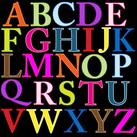 Alphabet Letters Clip-art Free Stock Photo - Public Domain Pictures