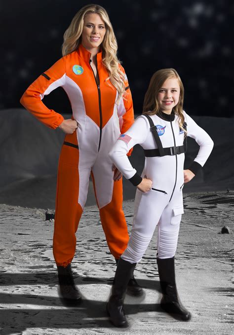 White Astronaut Girl's Costume | Astronaut Costumes