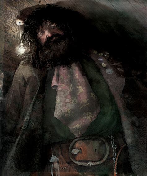 Hagrid from the Harry Potter illustrated edition — Harry Potter Fan Zone