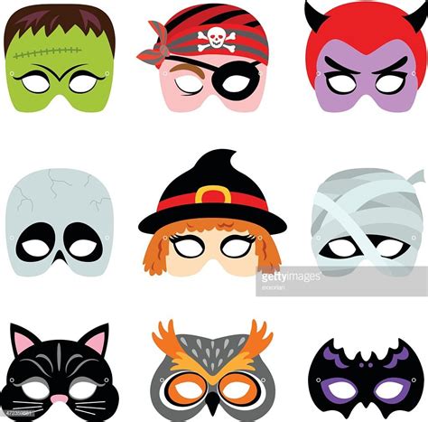 Printable halloween masks paper halloween craft for kids – Artofit