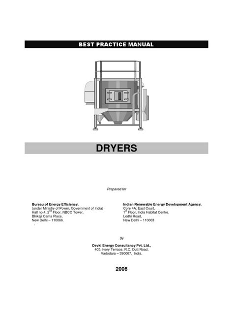 Best Practice Manual - Dryers | PDF | Clothes Dryer | Paper