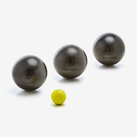 3 Soft Competition Petanque Boules - Decathlon