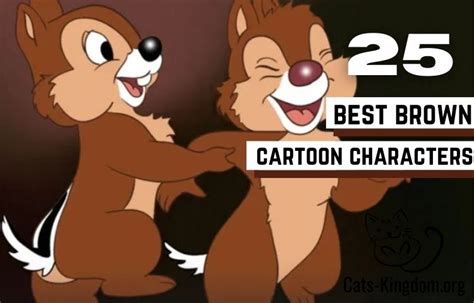 25 Biggest Brown Cartoon Characters