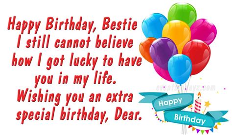 Best Friend Birthday Wishes & Quotes | Happy Birthday Bestie