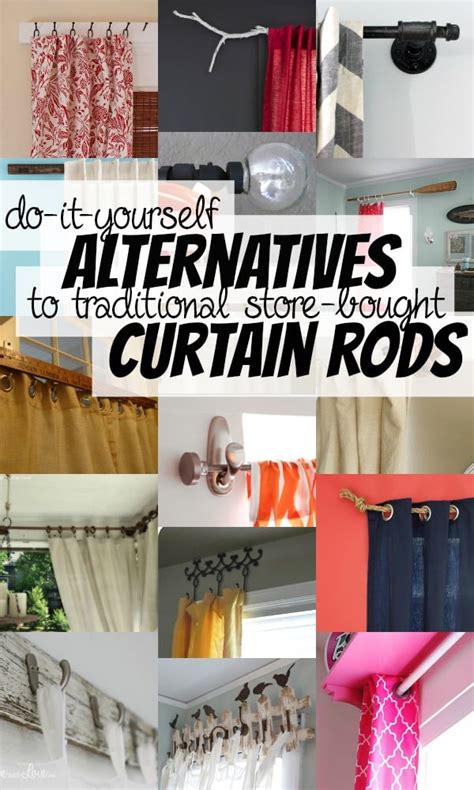 25+ Creative DIY Curtain Rod Tutorials | Remodelaholic