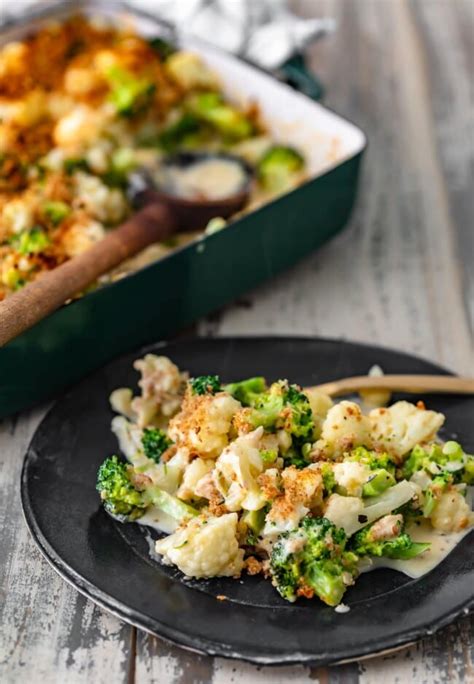 Broccoli and Cauliflower Gratin Recipe