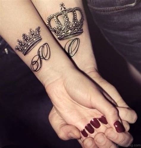 48 King And Queen Tattoos For Wrist - Tattoo Designs – TattoosBag.com