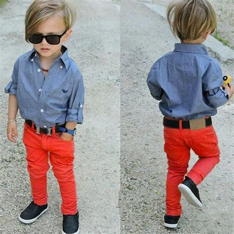 2018 New Fashion Toddler Kids Baby Boys Handsome Long Sleeve Denim ...