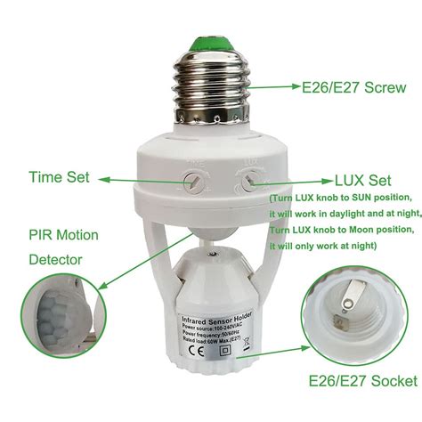 Using Light Socket power adapter with a motion sensor - Home Improvement Stack Exchange