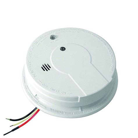 Kidde FireX Hardwired 120-Volt Inter-Connectable Smoke Alarm with ...