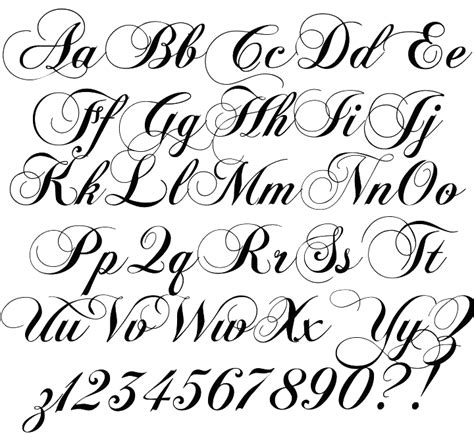 Cursive Calligraphy PNG Image