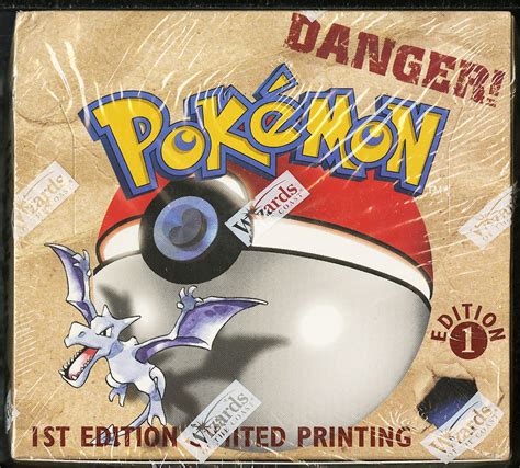 1999 Pokemon Fossil 1st Edition Factory Sealed Booster Box | PWCC Marketplace