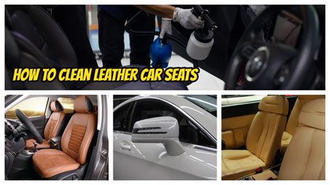 How to Clean Leather Car Seats - Simple DIY At Home