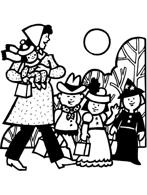 Printable Halloween Costumes Coloring Pages | Coloring Pages - Free ...