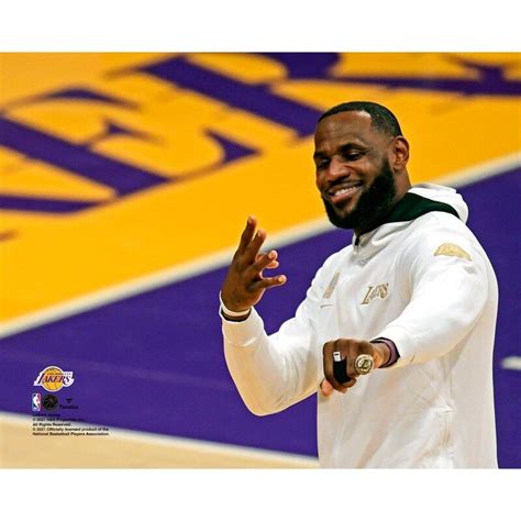 LeBron James Lakers Ring Ceremony Photograph