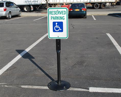 Parking Lot Signs on Portable Stand