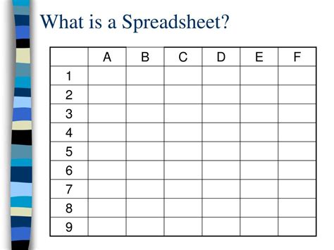 PPT - An Introduction to Spreadsheets PowerPoint Presentation, free ...