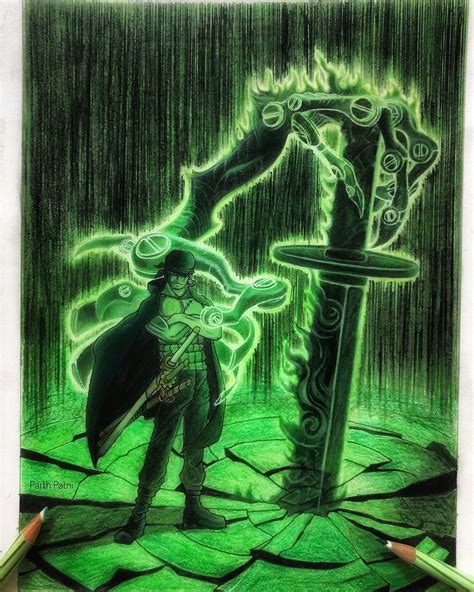 Zoro using Susanoo (fanart by me) : r/OnePiece