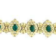 ULTIMATE 1.9 CT Muzo Mine Emerald/Diamond/18k Drop Earrings, from aestheticengineering on Ruby Lane