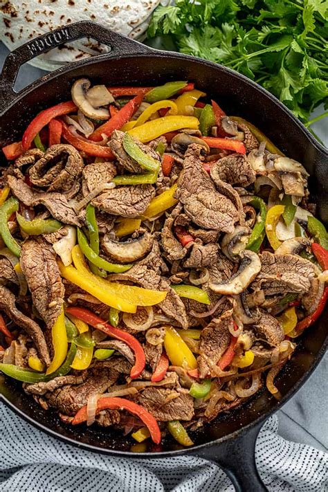 20 Minute Steak Fajitas