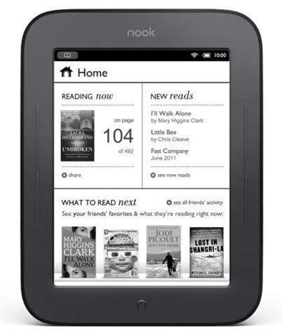 Nook Simple Touch Reader Full Specifications And Price Details - Gadgetian