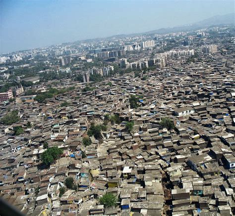 Stock Pictures: Slums in India - Aerial View