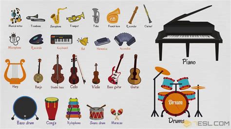 Musical Instruments List