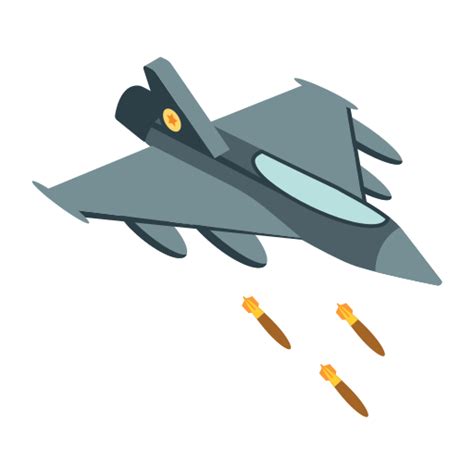 Fighter Jet Generic Isometric icon