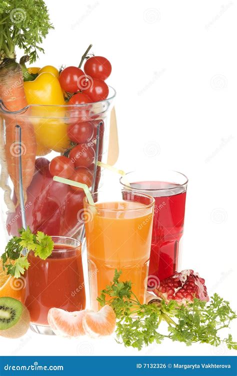 Fresh Vegetable Food in Blender Over White Stock Photo - Image of gourmet, pepper: 7132326