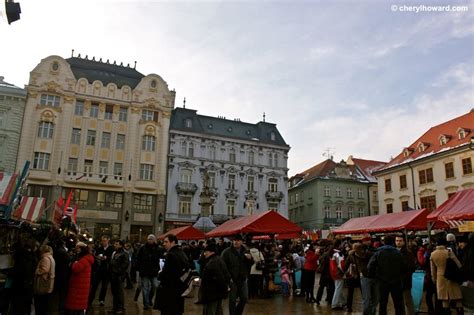 The Bratislava Christmas Market At The Main Square