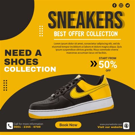 Sneakers Best Offer Template | PosterMyWall