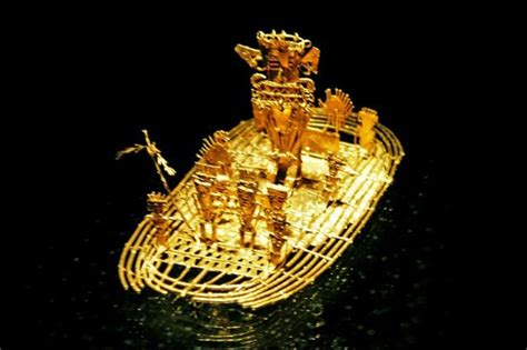 The Muisca Raft: A golden statue discovered in a cave near Bogota may ...