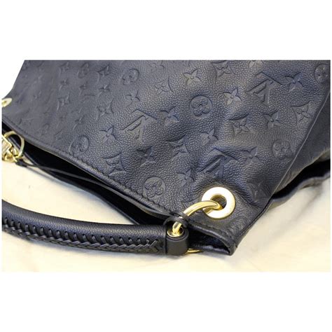 LOUIS VUITTON Artsy MM Empreinte Leather Shoulder Bag Black-US