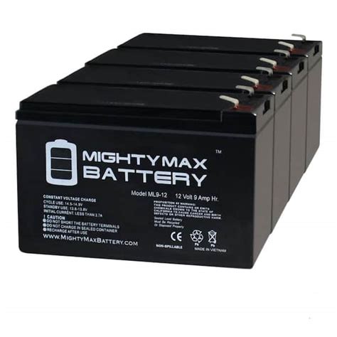 MIGHTY MAX BATTERY 12V 9AH Battery for Razor EcoSmart Metro Electric ...