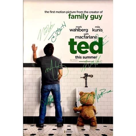 Signed Ted Movie Poster