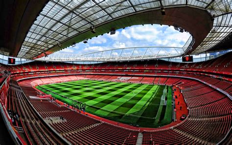 Download imagens A Emirates Stadium, estádio vazio, Londres, Inglaterra ...