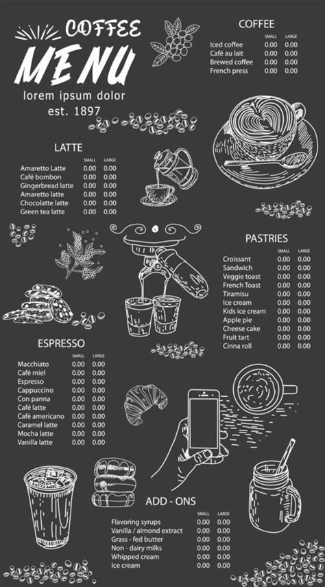 Restaurant cafe menu, template design. 4277329 Vector Art at Vecteezy