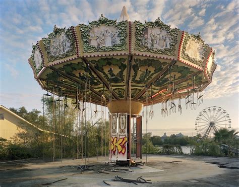 The swing ride of an abandoned amusement park [1024 x 803] : AbandonedPorn