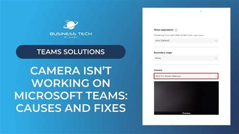 How to troubleshoot your camera not working in Teams - YouTube