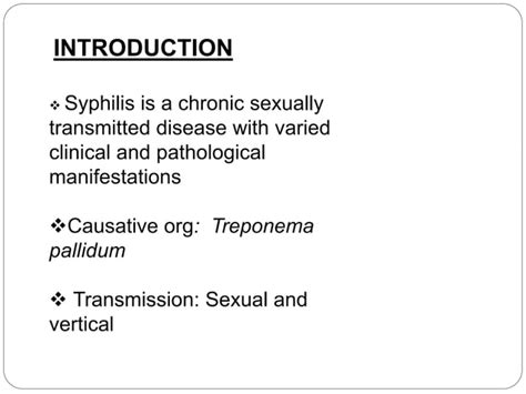 Syphilis | PPT