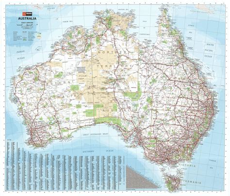 Australia Hema Supermap Laminated, Map of Australia For Sale, Australia Maps Online