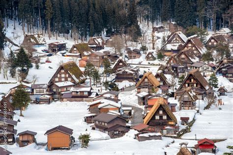 Historic Villages of Shirakawa-go and Gokayama, Japan. Winter in ...