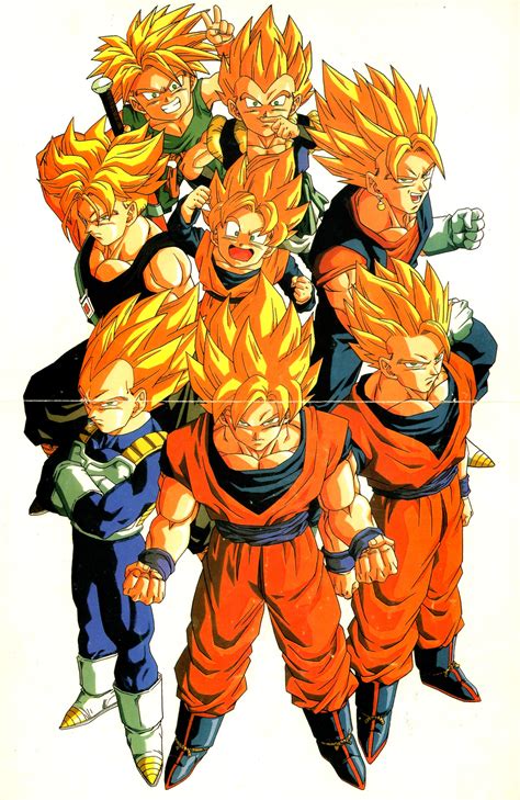 Изображение - All Z Saiyans.jpg | Dragon Ball Вики | FANDOM powered by Wikia